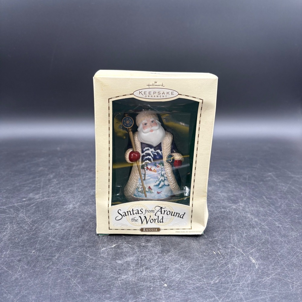 Hallmark Keepsake 2004 Russia Santas from Around the World Porcelain Ornament